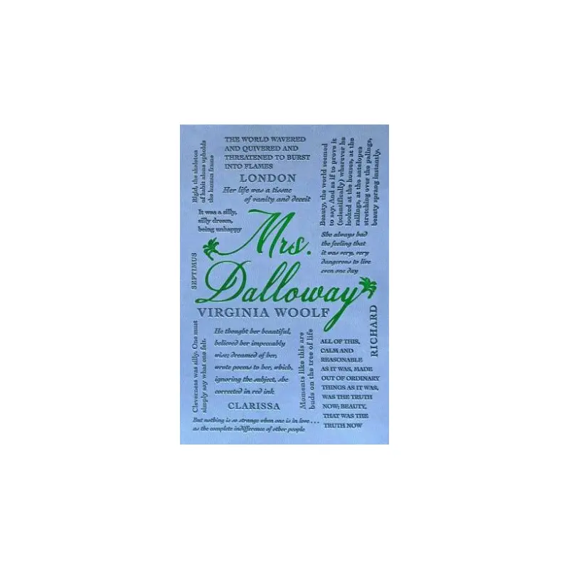 Word Cloud Classics: Mrs. Dalloway