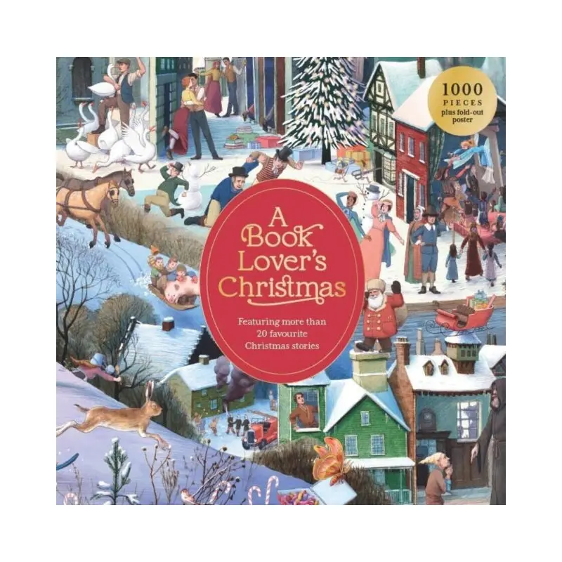 A Book Lover's Christmas : A 1000-piece jigsaw puzzle