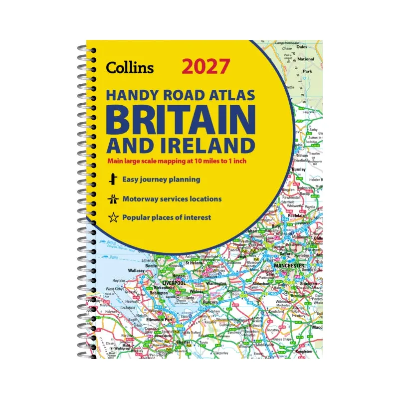 2027 Collins Handy Road Atlas Britain and Ireland : A5 Spiral