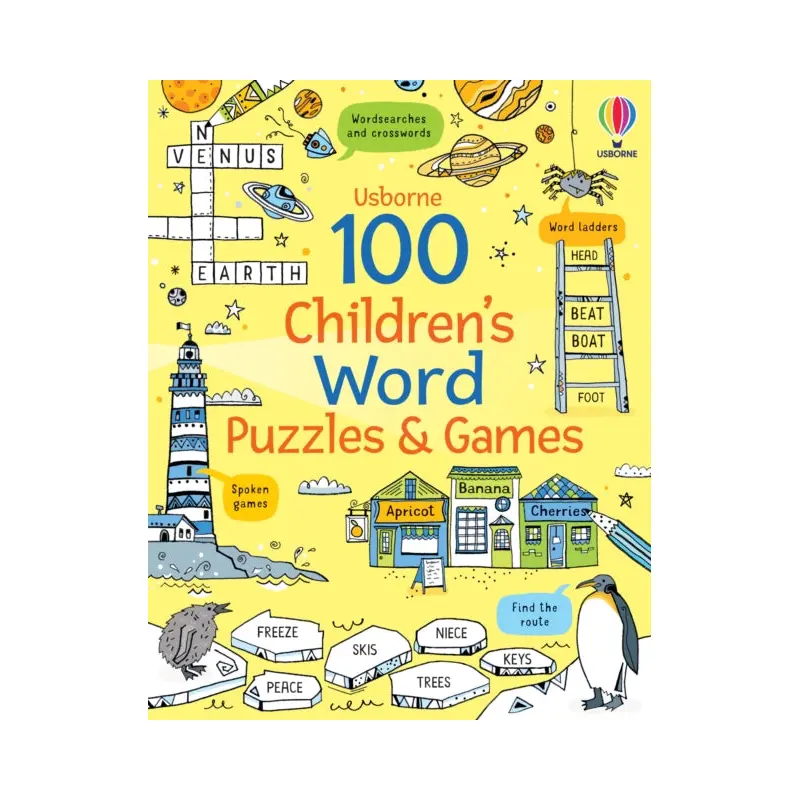 100 Children's Word Puzzles and Games