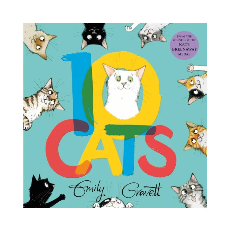 10 Cats : A chaotic colourful counting book