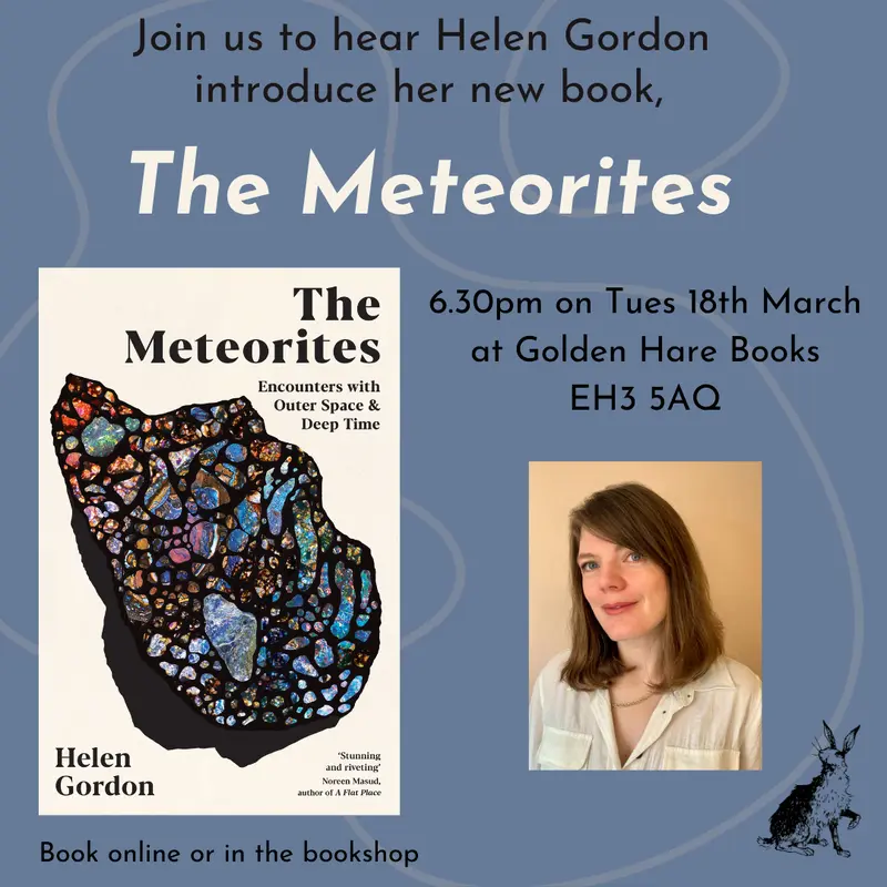 The Meteorites Event with Helen Gordon - Tuesday 18th March 2025