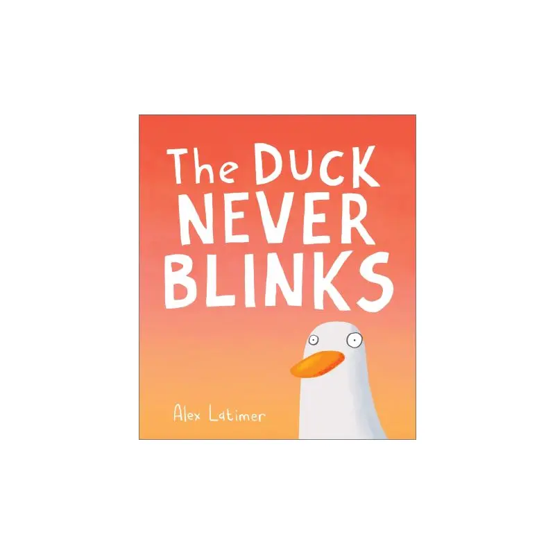 The duck never blinks