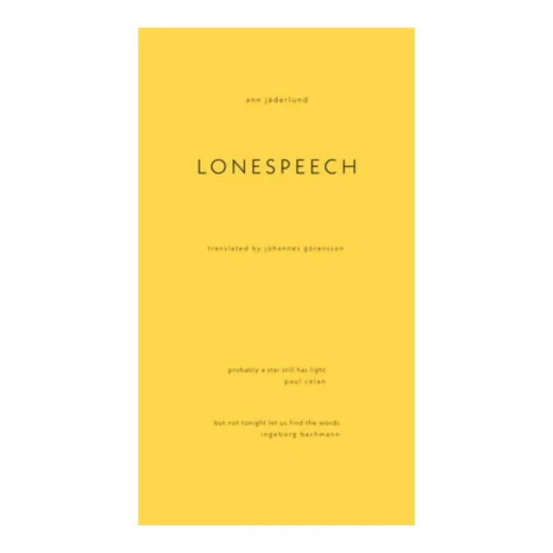Lonespeech