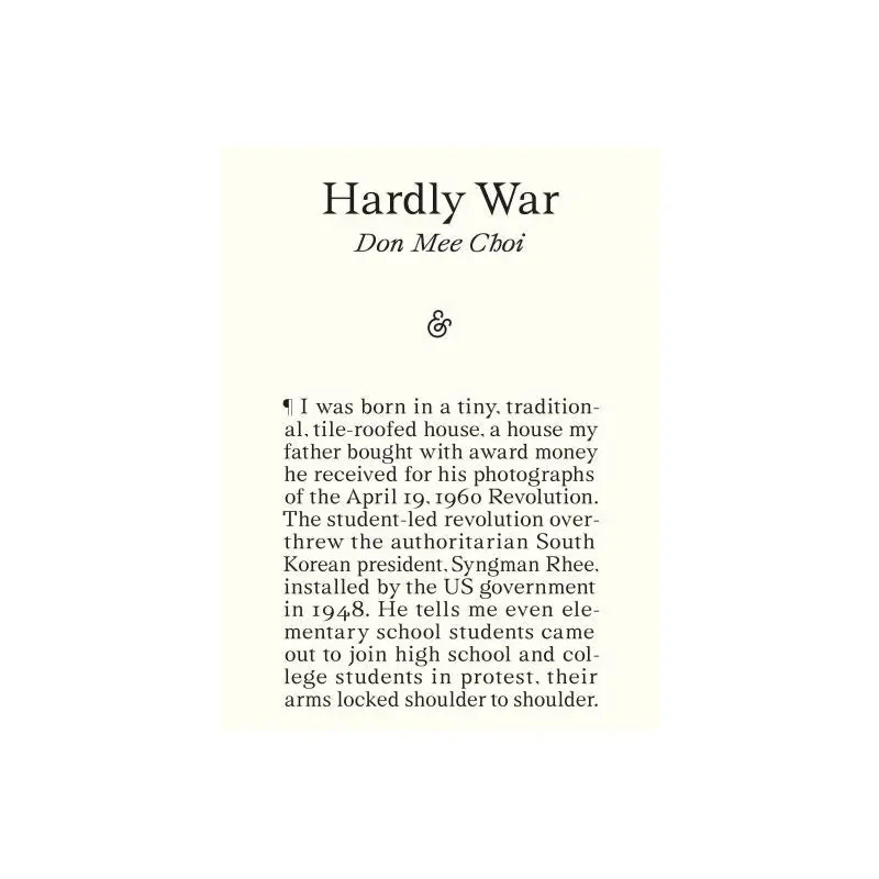 Hardly war
