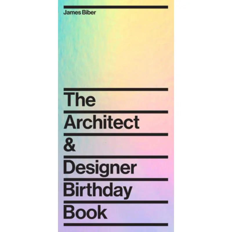 The architect and designer birthday book