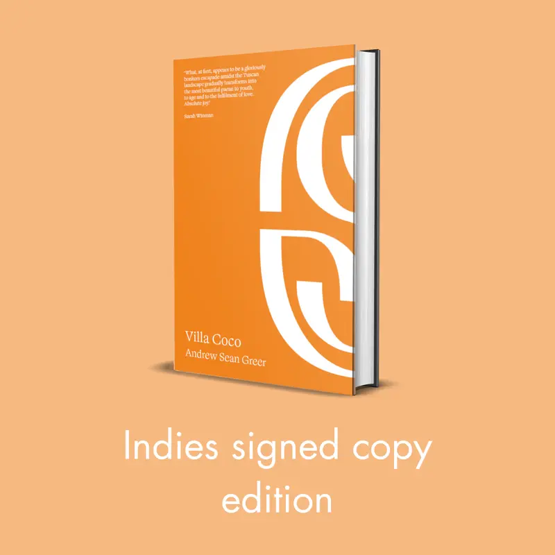 Villa Coco by Andrew Sean Greer - Signed Edition - *Pre-order 9th June 2026*