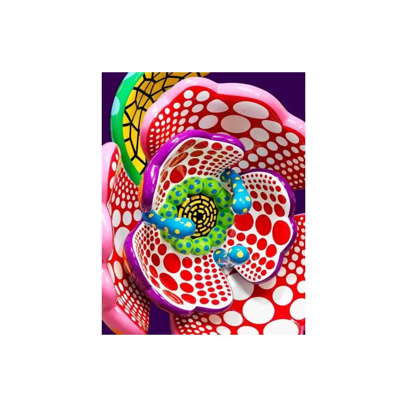 Yayoi Kusama - I spend each day embracing flowers